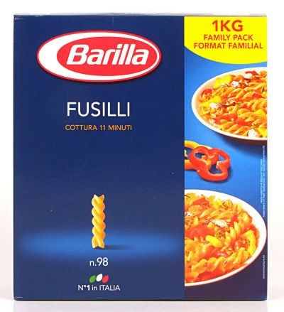 Лот: 3068497. Фото: 1. Barilla Fusilli N.98 Паста Макароны... Крупы, сыпучие продукты