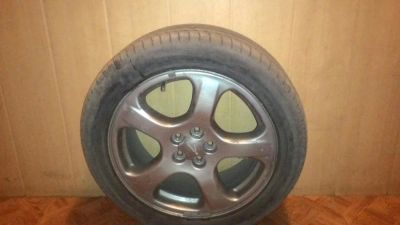 Лот: 7898206. Фото: 1. Литье тёмно-серое Subaru 17". Диски