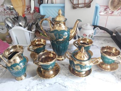 Лот: 15920223. Фото: 1. Чайный сервиз. Сервизы, наборы посуды