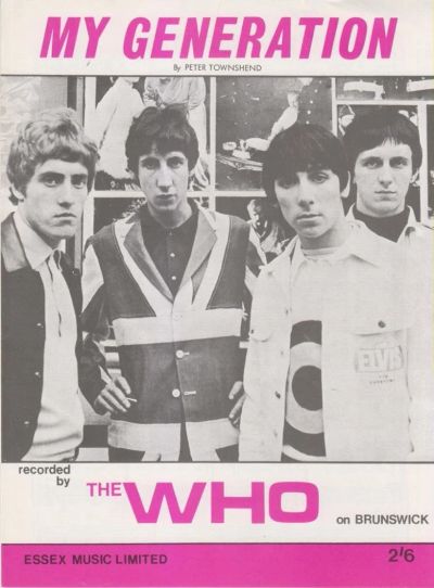 Лот: 10605769. Фото: 1. The Who My Generation ноты для... Другое (литература)