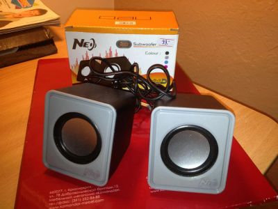 Лот: 3288646. Фото: 1. Колонки NEO-849 2.0 USB питание. Акустические системы