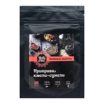 Лот: 22073681. Фото: 1. Приправа Хмели-Сунели Holy Om... Приправы, специи