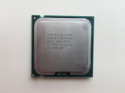 Лот: 17880860. Фото: 1. Intel Core 2 Duo E7500 (2.93Ghz... Процессоры