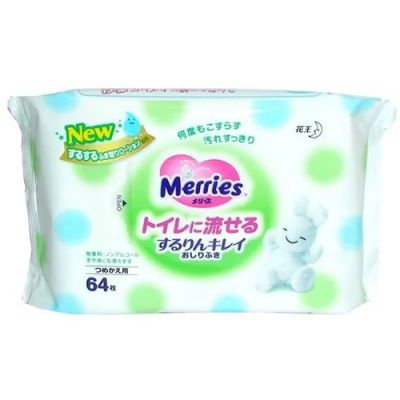 Лот: 3514577. Фото: 1. Влажные детские салфетки Merries... Детская гигиена