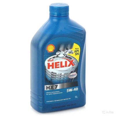 Лот: 7229642. Фото: 1. SHELL HELIX НХ7 5w-40 моторное... Масла, жидкости