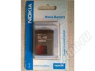 Лот: 450956. Фото: 1. Новая батарея BL-4B для Nokia... Аккумуляторы