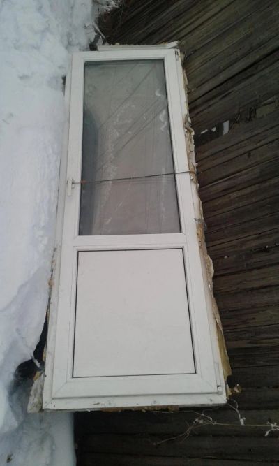 Лот: 8879195. Фото: 1. дверь пластиковая балконная. Окна, балконы