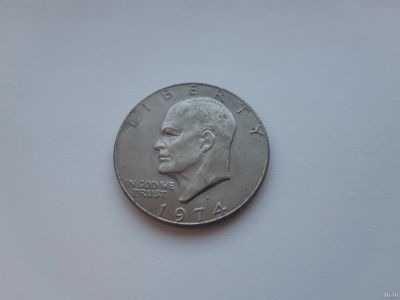 Лот: 4492637. Фото: 1. США 1 доллар 1974 ( Лунный доллар... Америка