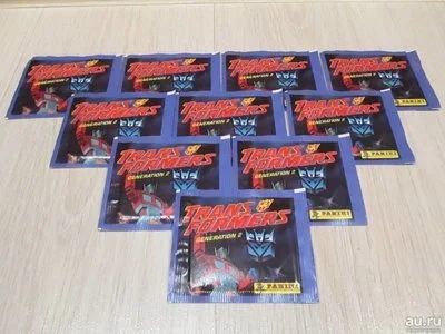 Лот: 13336103. Фото: 1. Panini 10 пакетов panini Трансформеры... Наклейки, карточки, вкладыши