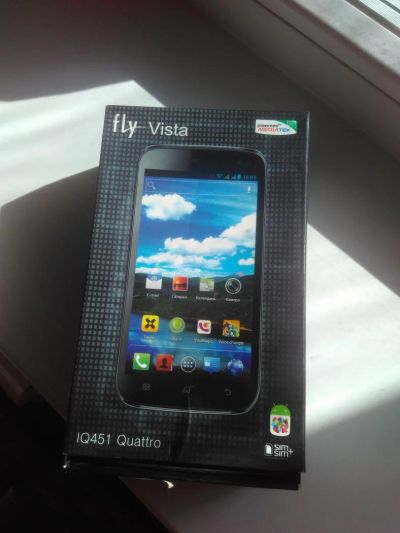 Лот: 10118920. Фото: 1. Fly IQ451 Quattro Vista. Смартфоны
