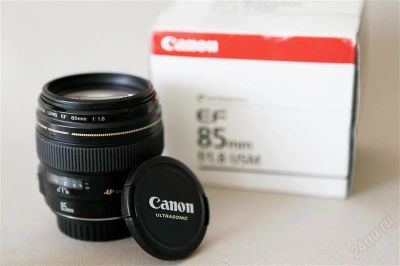 Лот: 2402258. Фото: 1. Объектив CANON EF 85 mm f/1.8... Объективы