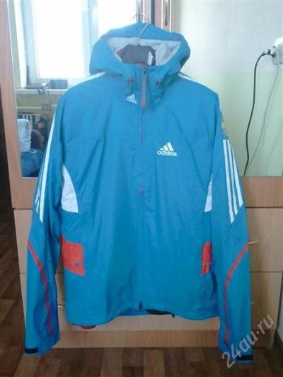Лот: 2191766. Фото: 1. Куртка мужская непромокаемая Adidas... Верхняя одежда