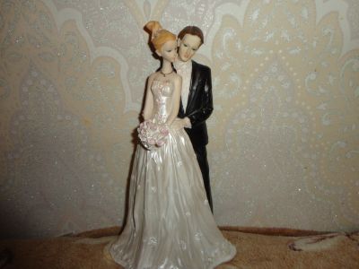 Лот: 20250539. Фото: 1. Красивые свадебные фигурки (статуэтки... Фигурки, статуэтки