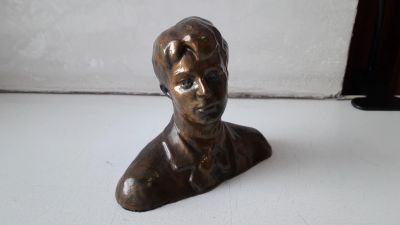 Лот: 14852638. Фото: 1. Статуэтка бюст Есенин. СССР. Скульптуры