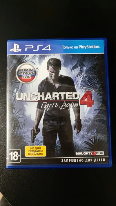 Лот: 18310382. Фото: 1. Игра uncharted 4. Игры для консолей