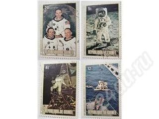 Лот: 343747. Фото: 1. полёт на луну. Марки
