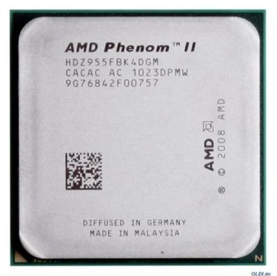 Лот: 11511774. Фото: 1. Процессор AMD Phenom II X4 955... Процессоры