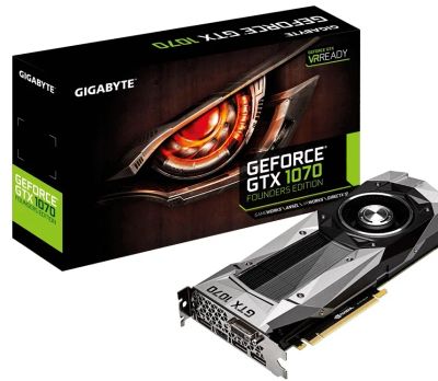Лот: 15023410. Фото: 1. Видеокарта GeForce GTX 1070 Founder... Видеокарты
