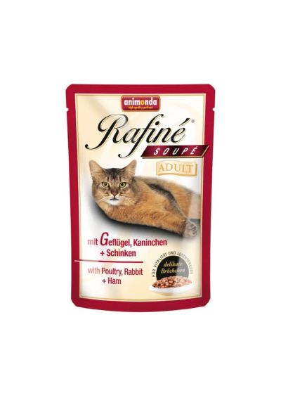 Лот: 5108650. Фото: 1. Паучи Animonda Rafine Soupe Adult... Корма