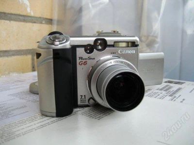 Лот: 2273915. Фото: 1. Сanon PowerShot G6. Цифровые компактные