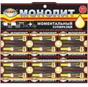 Лот: 19803736. Фото: 1. Клей AVIORA Монолит 3гр. 12шт... Разное