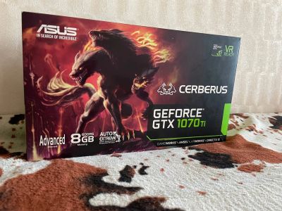 Лот: 18409919. Фото: 1. GTX 1070 TI Cerberus. Видеокарты