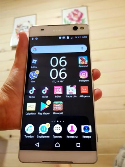 Лот: 16378502. Фото: 1. Смартфон Sony Xperia C5 "Классный... Смартфоны