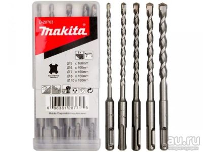Лот: 15900363. Фото: 1. Набор буров SDS-PLUS 5шт. Makita... Запчасти