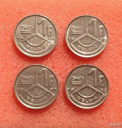 Лот: 13575428. Фото: 1. Лот монет Бельгии (погодовка... Европа