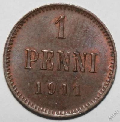 Лот: 6764716. Фото: 1. 1 пенни 1911 год. Россия и СССР 1917-1991 года