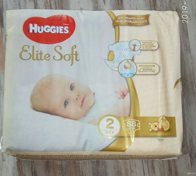 Лот: 14149943. Фото: 1. Подгузники Huggies (Хаггис) Elite... Детская гигиена