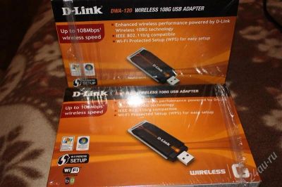 Лот: 2371106. Фото: 1. 2 сетевых D-Link DWA-120 USB Wi-Fi. WiFi, Bluetooth адаптеры