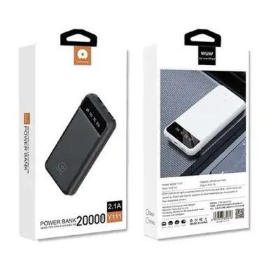 Лот: 22145366. Фото: 1. POWER BANK WUW Y-111 20000mAh... Внешние, портативные аккумуляторы для смартфонов (Power bank)