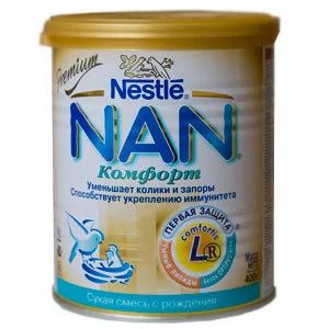 Лот: 4108783. Фото: 1. Nan комфорт 4 банки. Детское питание