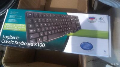 Лот: 9042271. Фото: 1. клавиатура Logitech K100. Клавиатуры и мыши