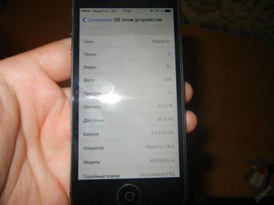 Лот: 5685166. Фото: 1. iphone 5 32gb. Смартфоны