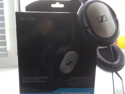 Лот: 15998219. Фото: 1. Наушники Sennheiser HD 206 состояние... Наушники, гарнитуры