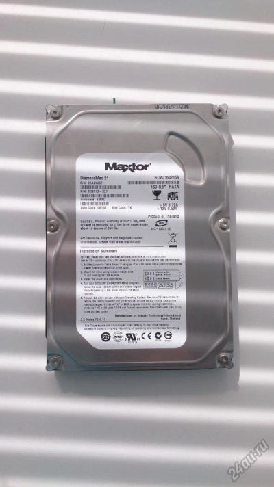 Лот: 5573855. Фото: 1. Maxtor 160GB. Жёсткие диски (HDD)