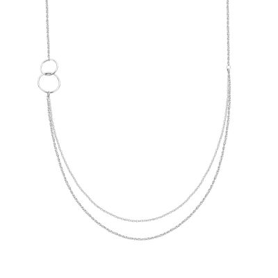 Лот: 23852351. Фото: 1. Серебряное колье. Цепочки