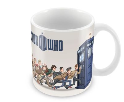 Лот: 4520934. Фото: 1. Кружка Доктор Кто Doctor Who арт... Кружки, стаканы, бокалы