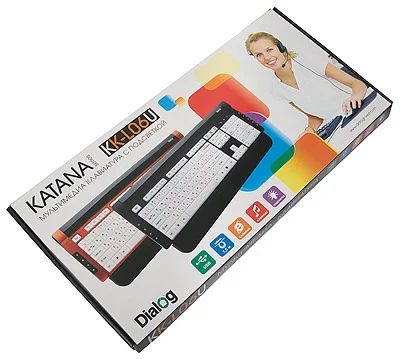 Лот: 3307071. Фото: 1. Мультимедиа клавиатура с подсветкой... Клавиатуры и мыши