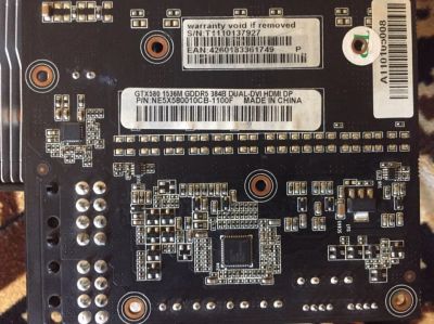 Лот: 12204799. Фото: 1. Видеокарта GTX 580. Видеокарты