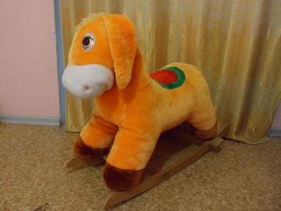 Лот: 6650106. Фото: 1. Качалка - ослик. Ходунки, прыгунки, качели