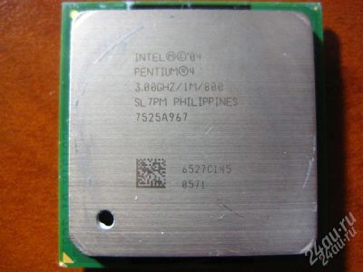 Лот: 766517. Фото: 1. Pentium 4 3000MHz Prescott S478... Процессоры