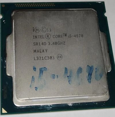 Лот: 19845119. Фото: 1. Процессор Intel core i5-4670. Процессоры
