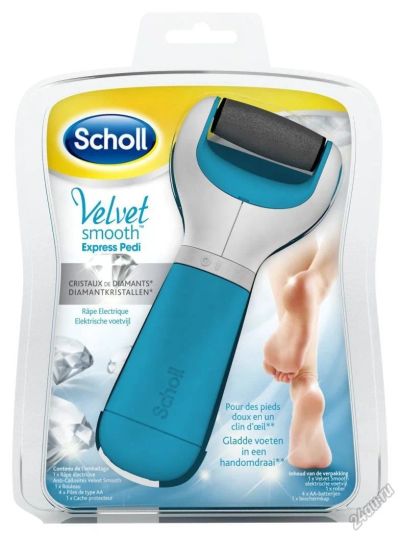 Лот: 5486218. Фото: 1. Электрическая пилка Scholl Velvet... Инструменты, аксессуары