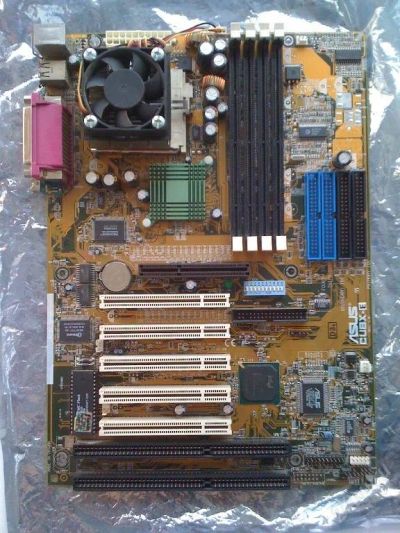 Лот: 116187. Фото: 1. ASUS CUBX-E/Celeron 1000мгц/128... Материнские платы