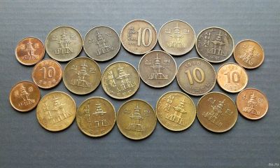 Лот: 13356485. Фото: 1. Корея. 20 монет - одним лотом... Наборы монет