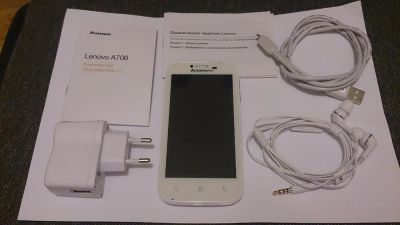 Лот: 3987632. Фото: 1. Смартфон Lenovo A706 4.5" 4Gb... Смартфоны