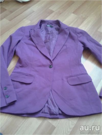 Лот: 10002184. Фото: 1. Новый фиолетовый пиджак Zara... Пиджаки, жилеты